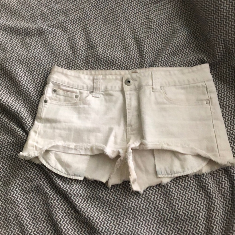 White Booty Shorts